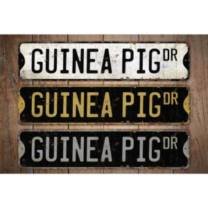 Guinea-Pig-Premium-Quality-Rustic-Metal-Sign-Images