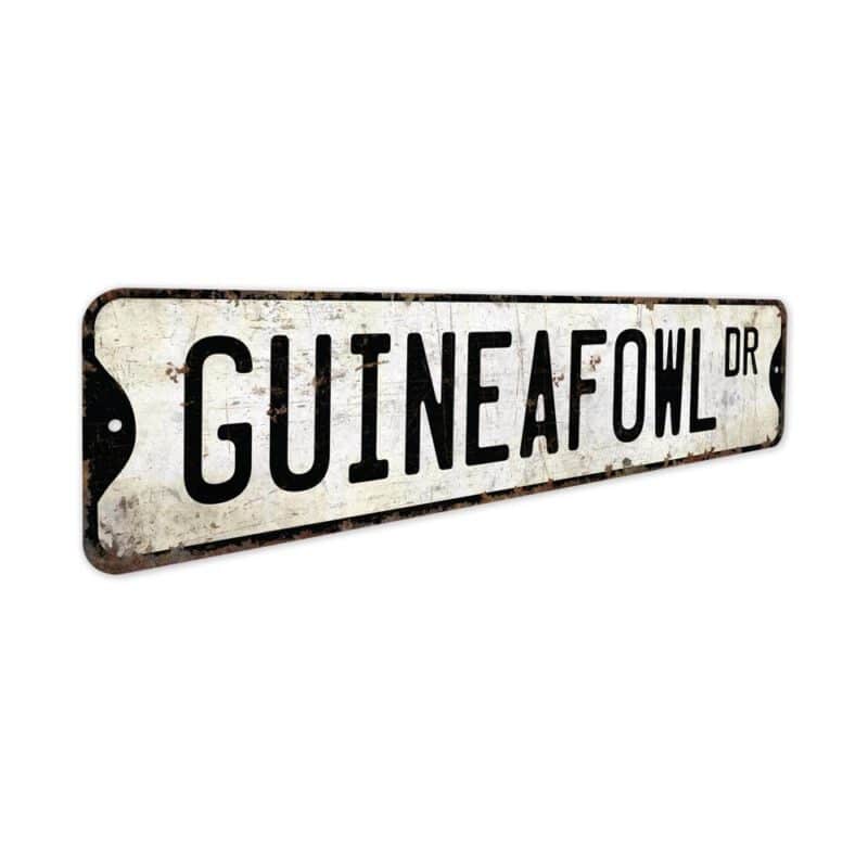 Guineafowl-Premium-Quality-Rustic-Metal-Sign-3