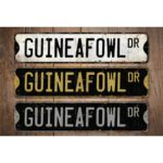 Guineafowl-Premium-Quality-Rustic-Metal-Sign-Images