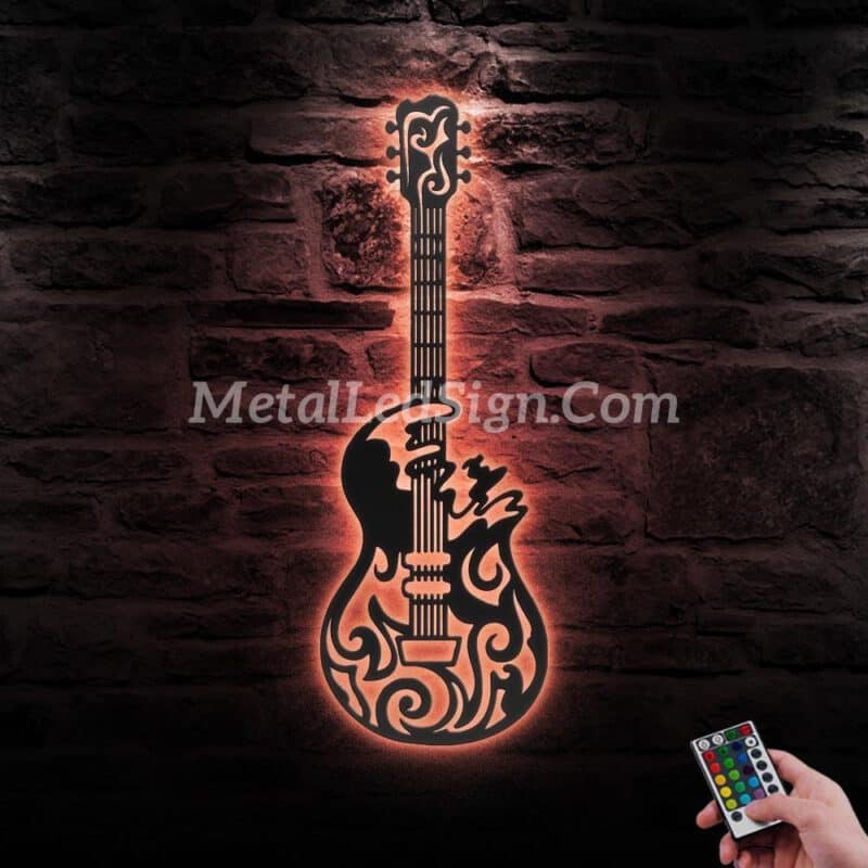 Guitar-Player-Metal-Wall-Art-Led-Light-3-1