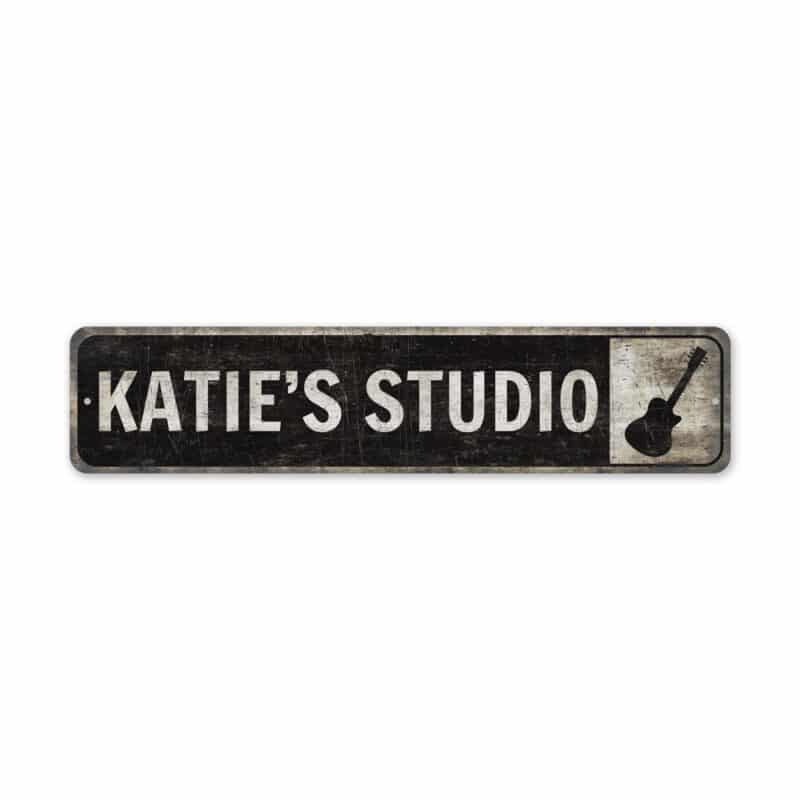 Guitar-Studio-Sign-Premium-Quality-Rustic-Metal-Sign-2