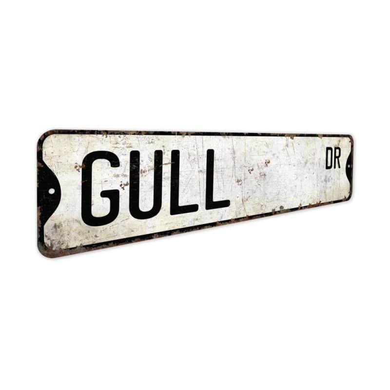 Gull-Premium-Quality-Rustic-Metal-Sign-3