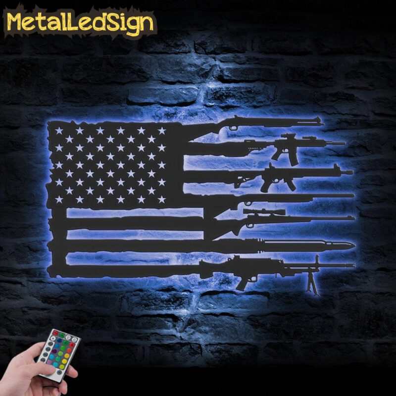 Gun-American-Flag-Metal-Wall-Art-LED-Light-3.jpg