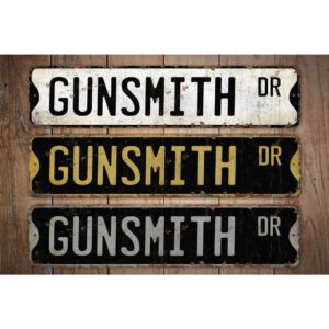 Gunsmith-Premium-Quality-Rustic-Metal-Sign-Images