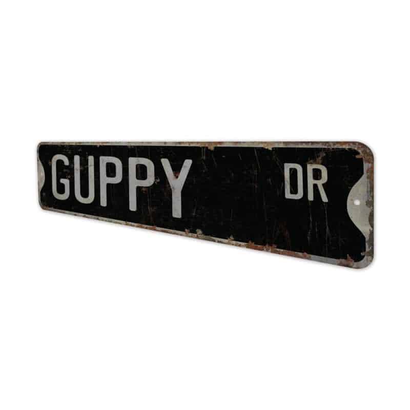 Guppy-Premium-Quality-Rustic-Metal-Sign-8