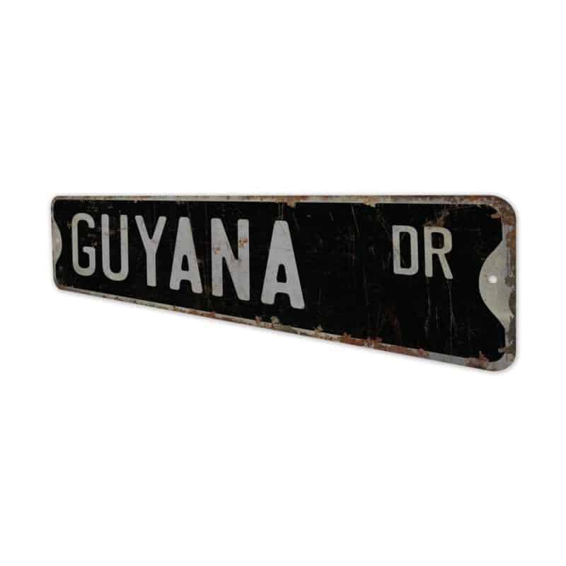 Guyana-Premium-Quality-Rustic-Metal-Sign-8