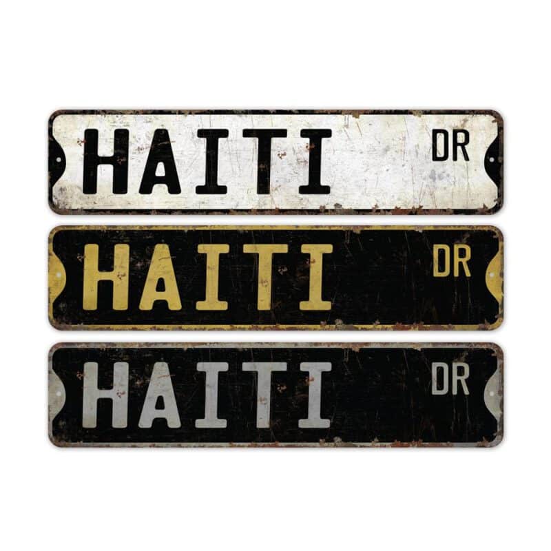 Haiti-Premium-Quality-Rustic-Metal-Sign-2