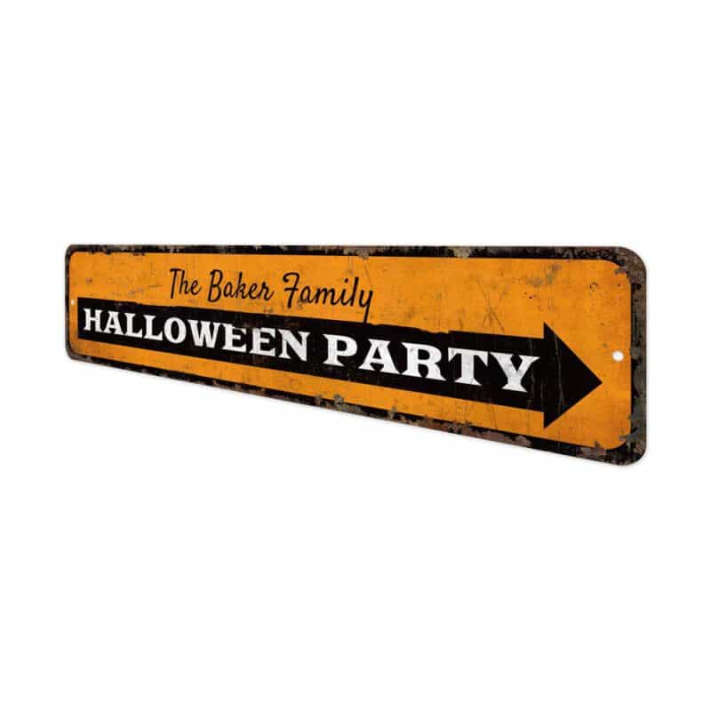 Halloween-Party-Sign-Premium-Quality-Rustic-Metal-Sign-4