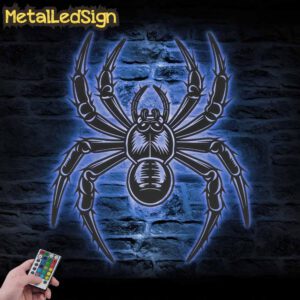 Halloween-Spider-Metal-Wall-Art-Led-Light-3-4.jpg