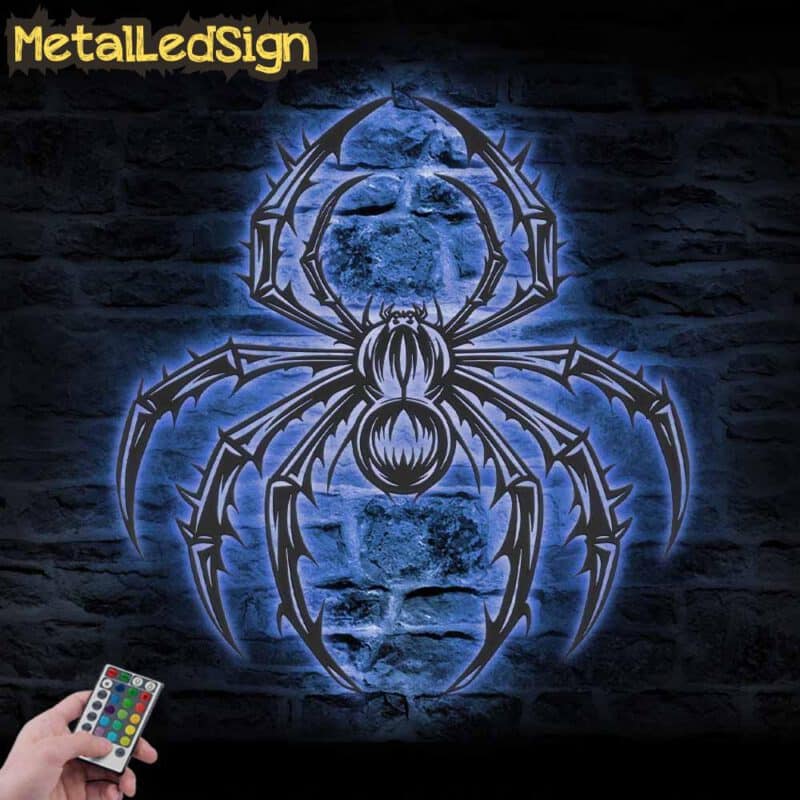 Halloween-Spider-Metal-Wall-Art-Led-Light-3-5.jpg