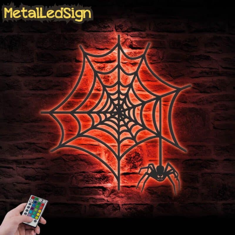 Halloween-Spider-Metal-Wall-Art-Led-Light-5-6.jpg