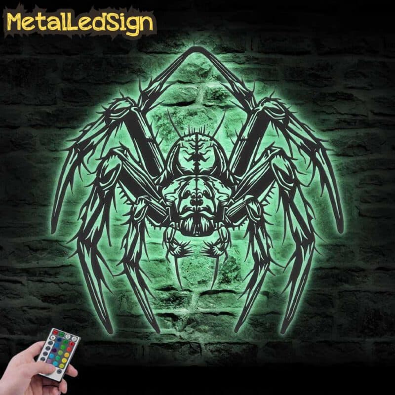 Halloween-Spider-Metal-Wall-Art-Led-Light-7.jpg