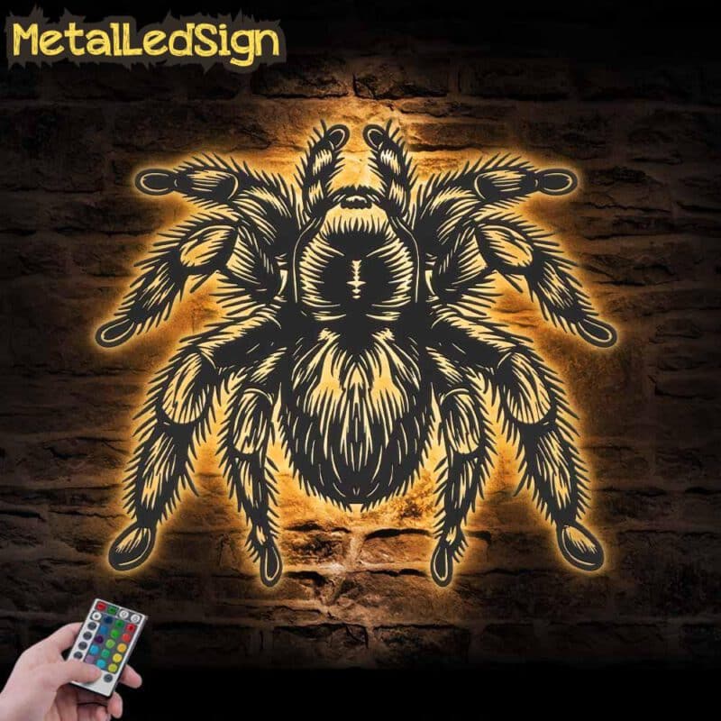 Halloween-Spider-Metal-Wall-Art-Led-Light-Images-1.jpg