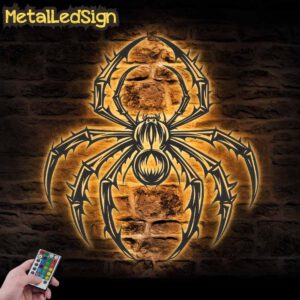 Halloween-Spider-Metal-Wall-Art-Led-Light-Images-5.jpg