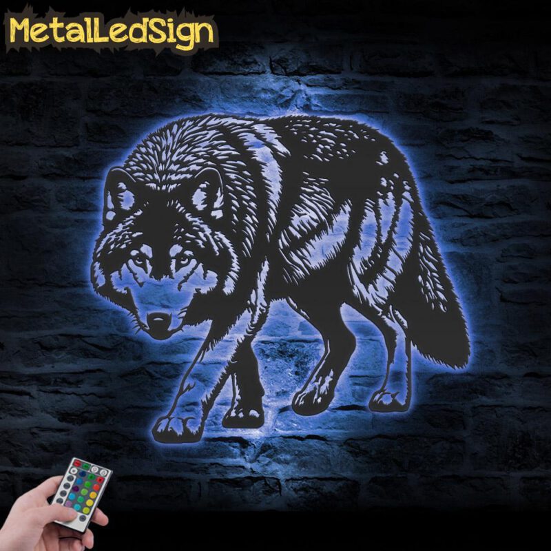 Halloween-Wolf-Metal-Wall-Art-LED-Light-3.jpg