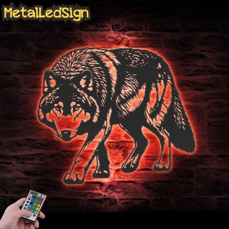 Halloween-Wolf-Metal-Wall-Art-LED-Light-5.jpg