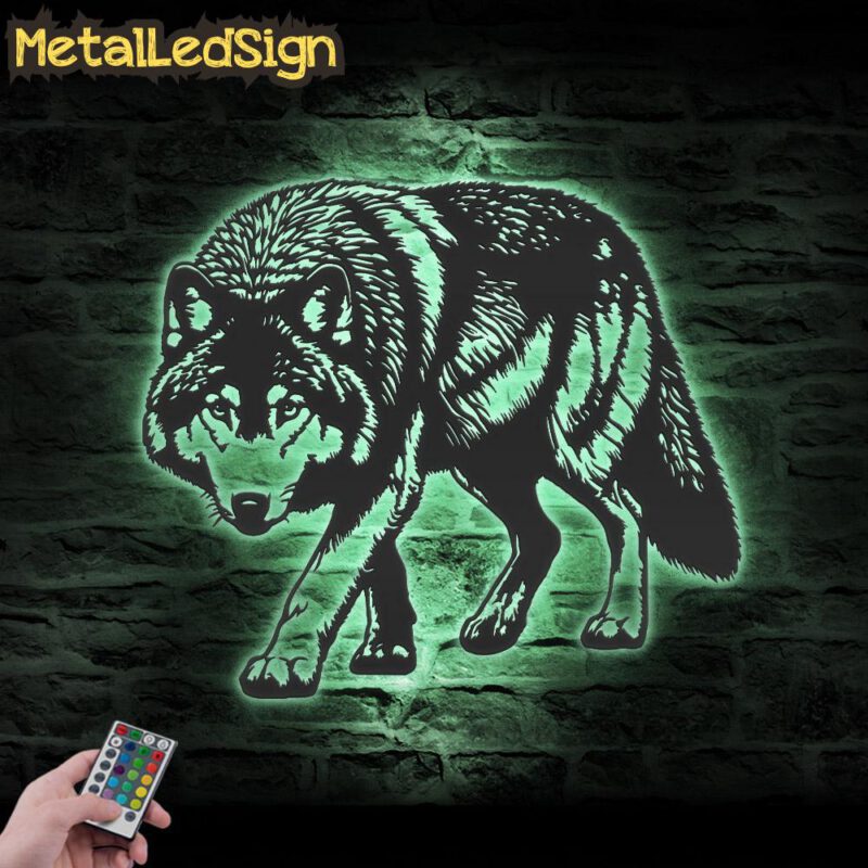 Halloween-Wolf-Metal-Wall-Art-LED-Light-7.jpg