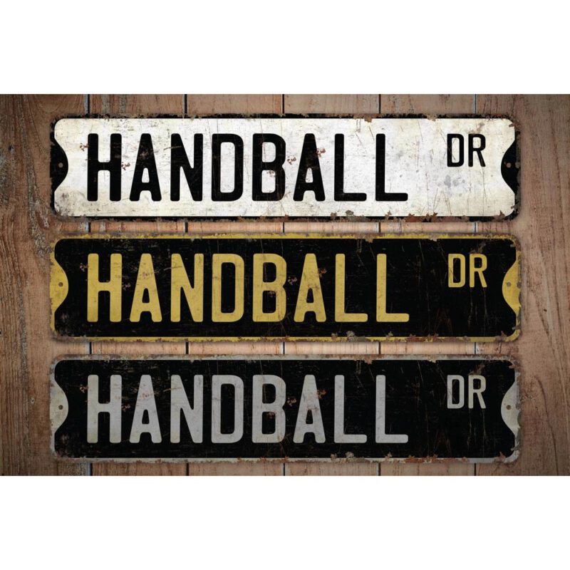 Handball-Sign-Premium-Quality-Rustic-Metal-Sign-Images