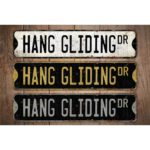 Hang-Gliding-Sign-Premium-Quality-Rustic-Metal-Sign-Images