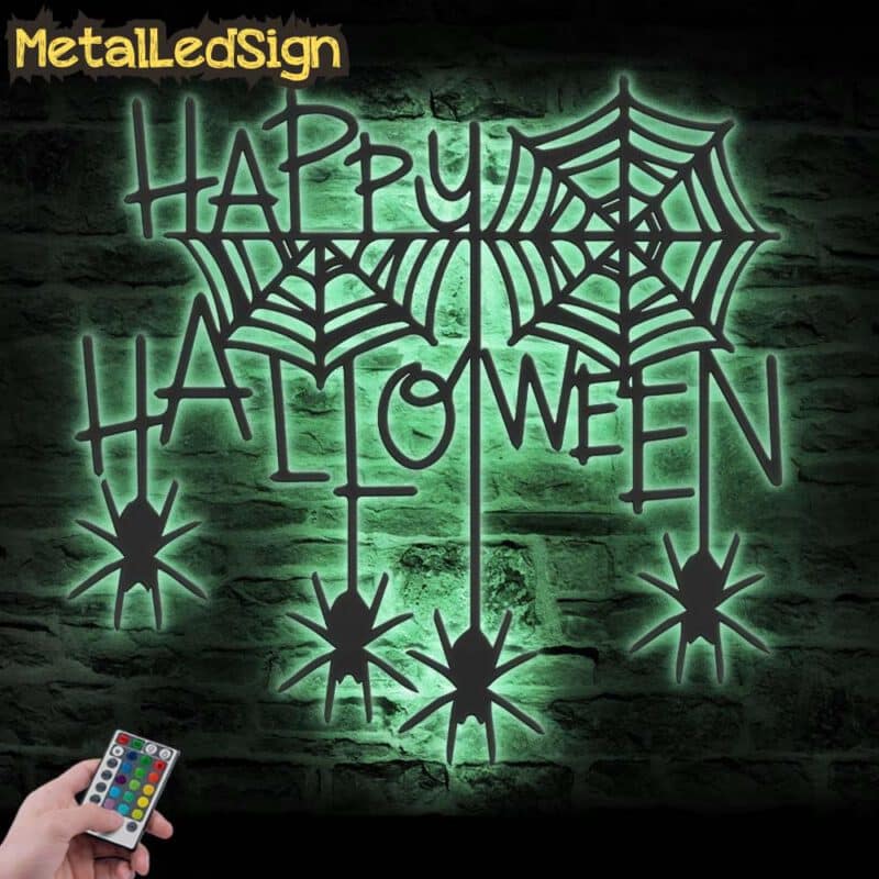 Happy-Halloween-Spider-Metal-Wall-Art-Led-Light-7.jpg