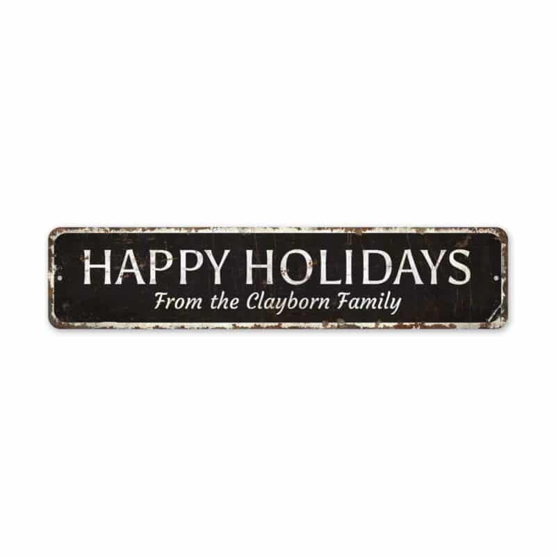 Happy-Holidays-Sign-Premium-Quality-Rustic-Metal-Sign-2-2