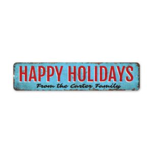 Happy-Holidays-Sign-Premium-Quality-Rustic-Metal-Sign-2-3