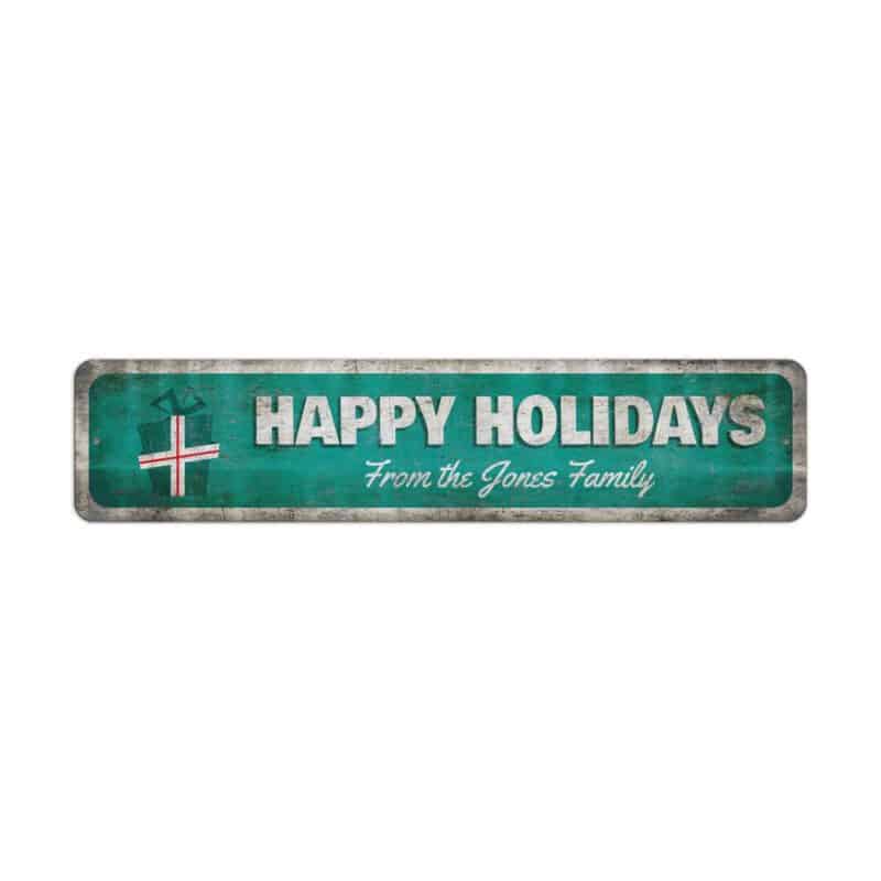 Happy-Holidays-Sign-Premium-Quality-Rustic-Metal-Sign-2