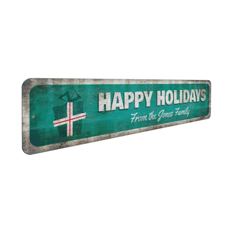 Happy-Holidays-Sign-Premium-Quality-Rustic-Metal-Sign-3