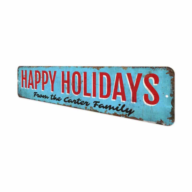 Happy-Holidays-Sign-Premium-Quality-Rustic-Metal-Sign-4-3