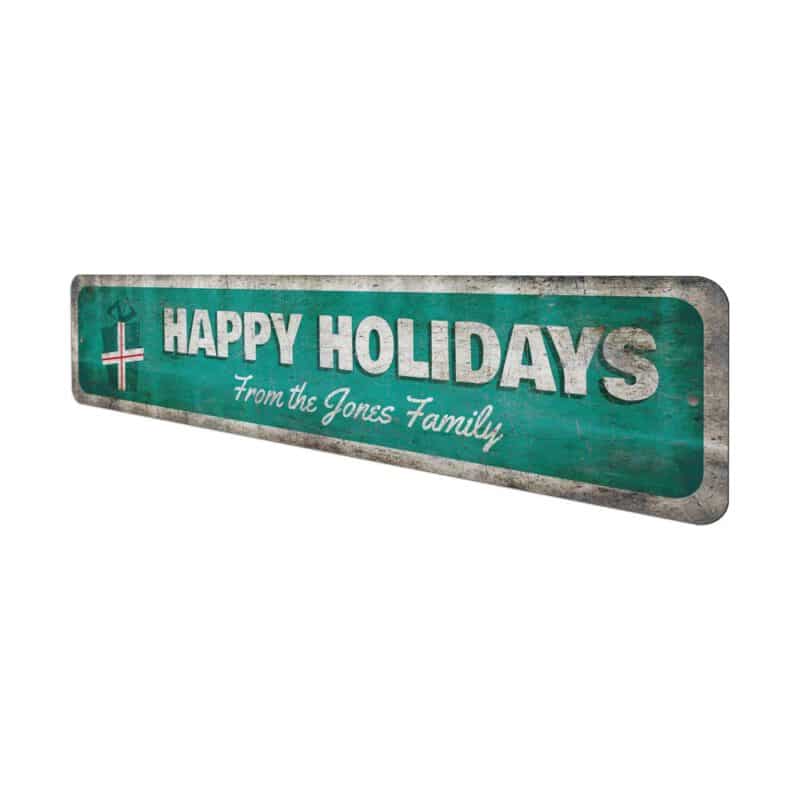 Happy-Holidays-Sign-Premium-Quality-Rustic-Metal-Sign-4