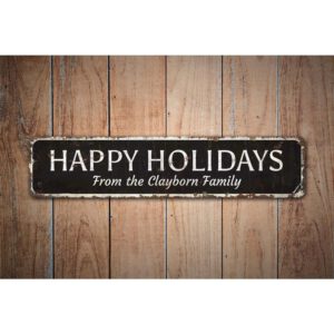 Happy-Holidays-Sign-Premium-Quality-Rustic-Metal-Sign-Images-2