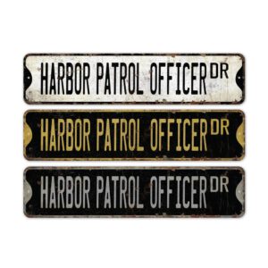 Harbor-Patrol-Officer-Premium-Quality-Rustic-Metal-Sign-2