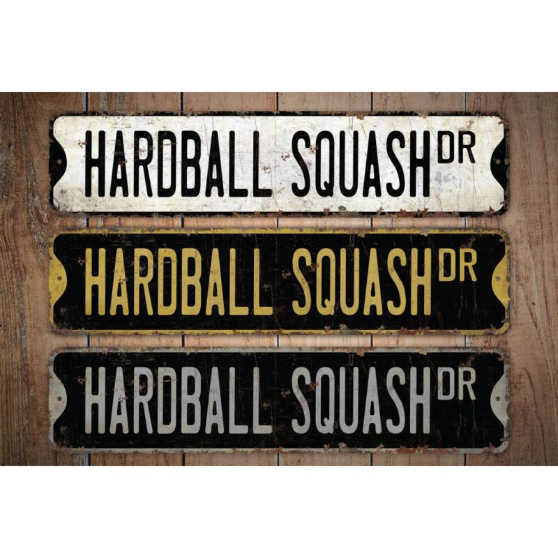 Hardball-Squash-Premium-Quality-Rustic-Metal-Sign-Images