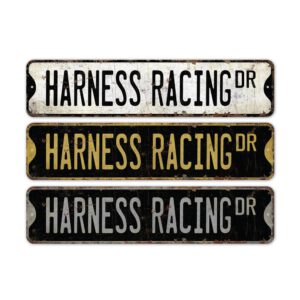 Harness-Racing-Premium-Quality-Rustic-Metal-Sign-2