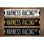 Harness-Racing-Premium-Quality-Rustic-Metal-Sign-Images