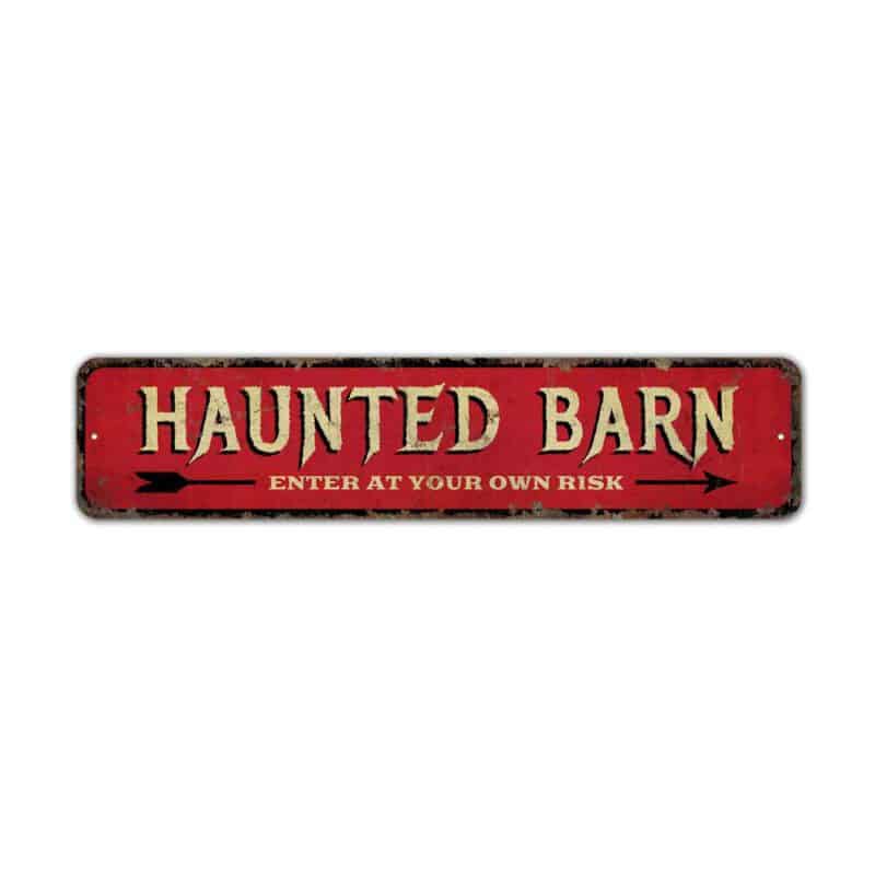 Haunted-Barn-Premium-Quality-Rustic-Metal-Sign-2