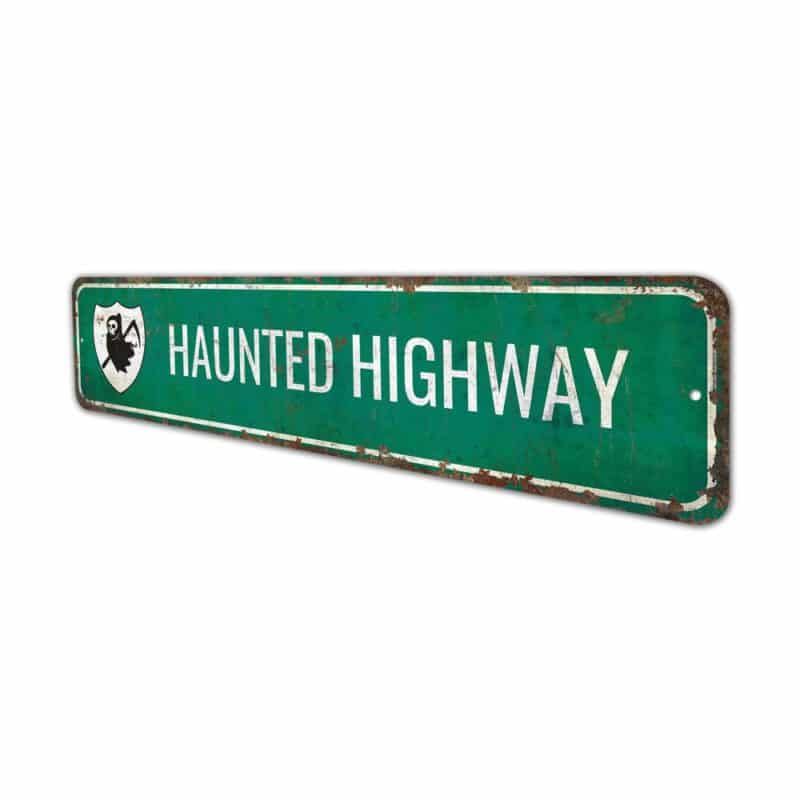 Haunted-Highway-Premium-Quality-Rustic-Metal-Sign-4