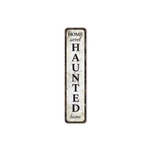 Haunted-Home-Sign-Premium-Quality-Rustic-Metal-Sign-2