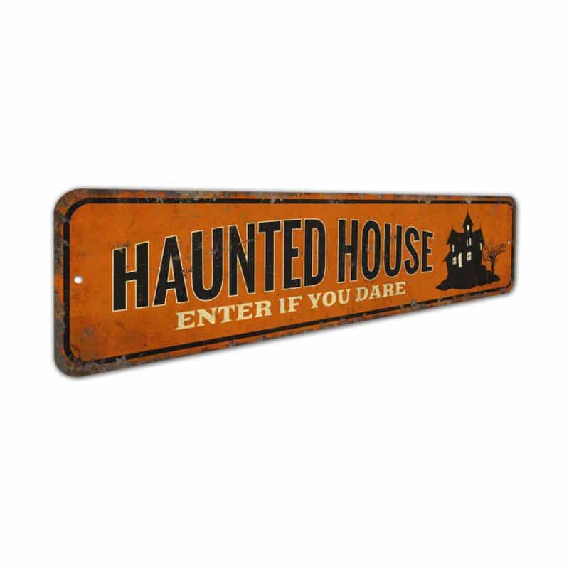 Haunted-House-Premium-Quality-Rustic-Metal-Sign-3