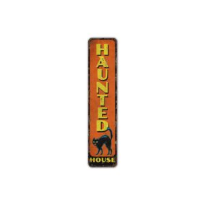 Haunted-House-Sign-Premium-Quality-Rustic-Metal-Sign-2