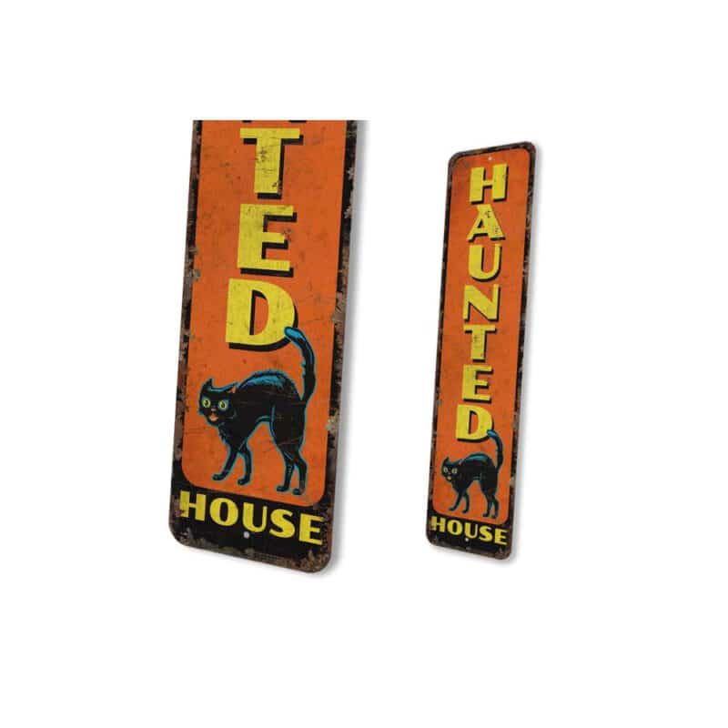 Haunted-House-Sign-Premium-Quality-Rustic-Metal-Sign-4