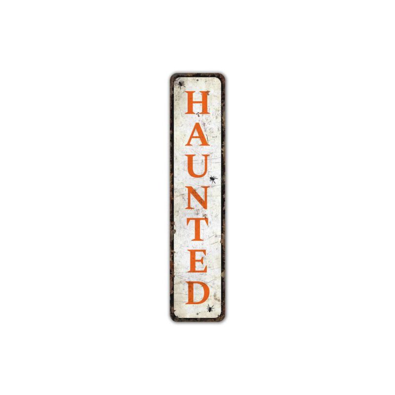 Haunted-Sign-Premium-Quality-Rustic-Metal-Sign-2