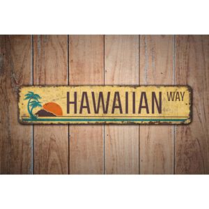 Hawaiian-Way-Sign-Premium-Quality-Rustic-Metal-Sign-Images