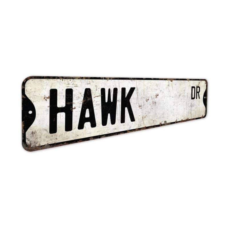 Hawk-Premium-Quality-Rustic-Metal-Sign-3