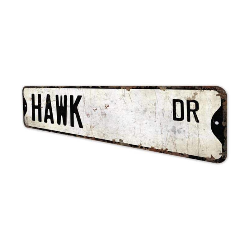 Hawk-Premium-Quality-Rustic-Metal-Sign-4