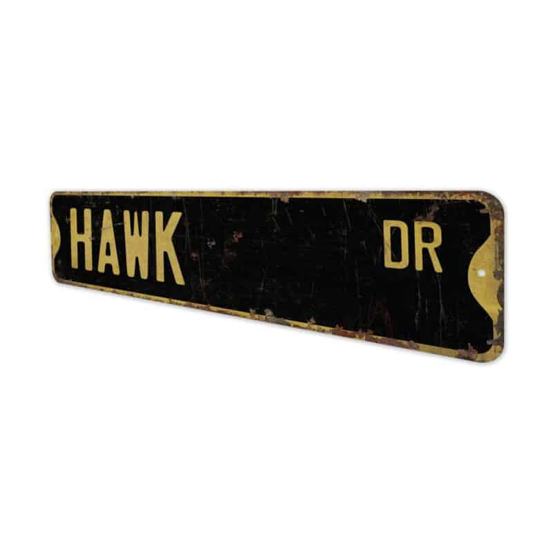 Hawk-Premium-Quality-Rustic-Metal-Sign-6