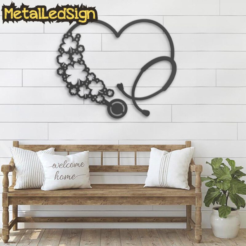 Heart-Stethoscope-Shamrock-Metal-Wall-Art-LED-Light-3.jpg