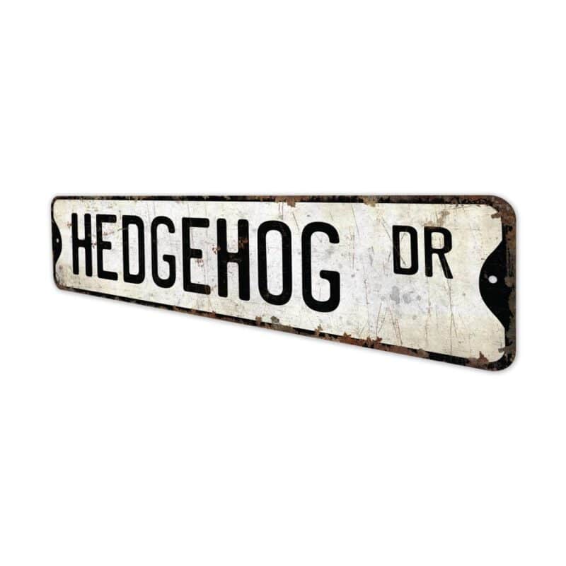 Hedgehog-Premium-Quality-Rustic-Metal-Sign-4