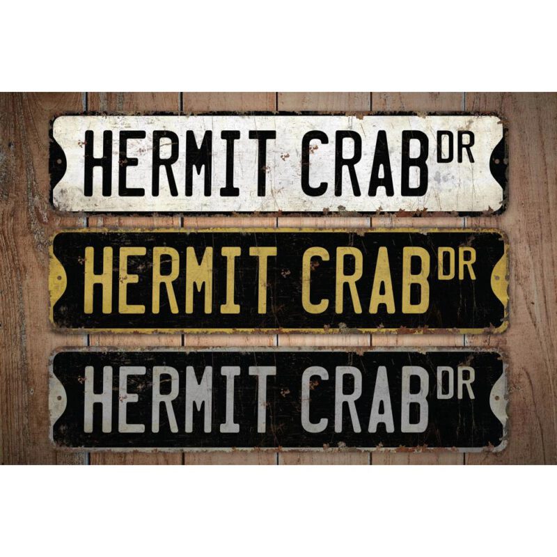 Hermit-Crab-Premium-Quality-Rustic-Metal-Sign-Images