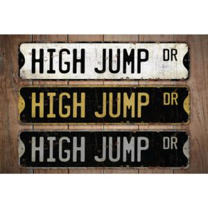 High-Jump-Premium-Quality-Rustic-Metal-Sign-Images